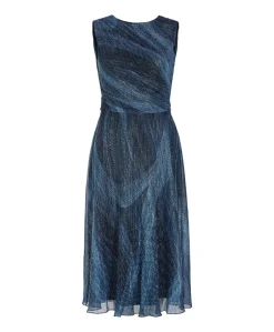 Dames jurk blauw