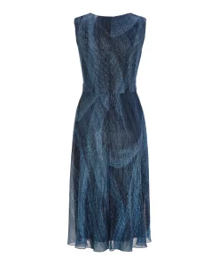 Dames jurk blauw