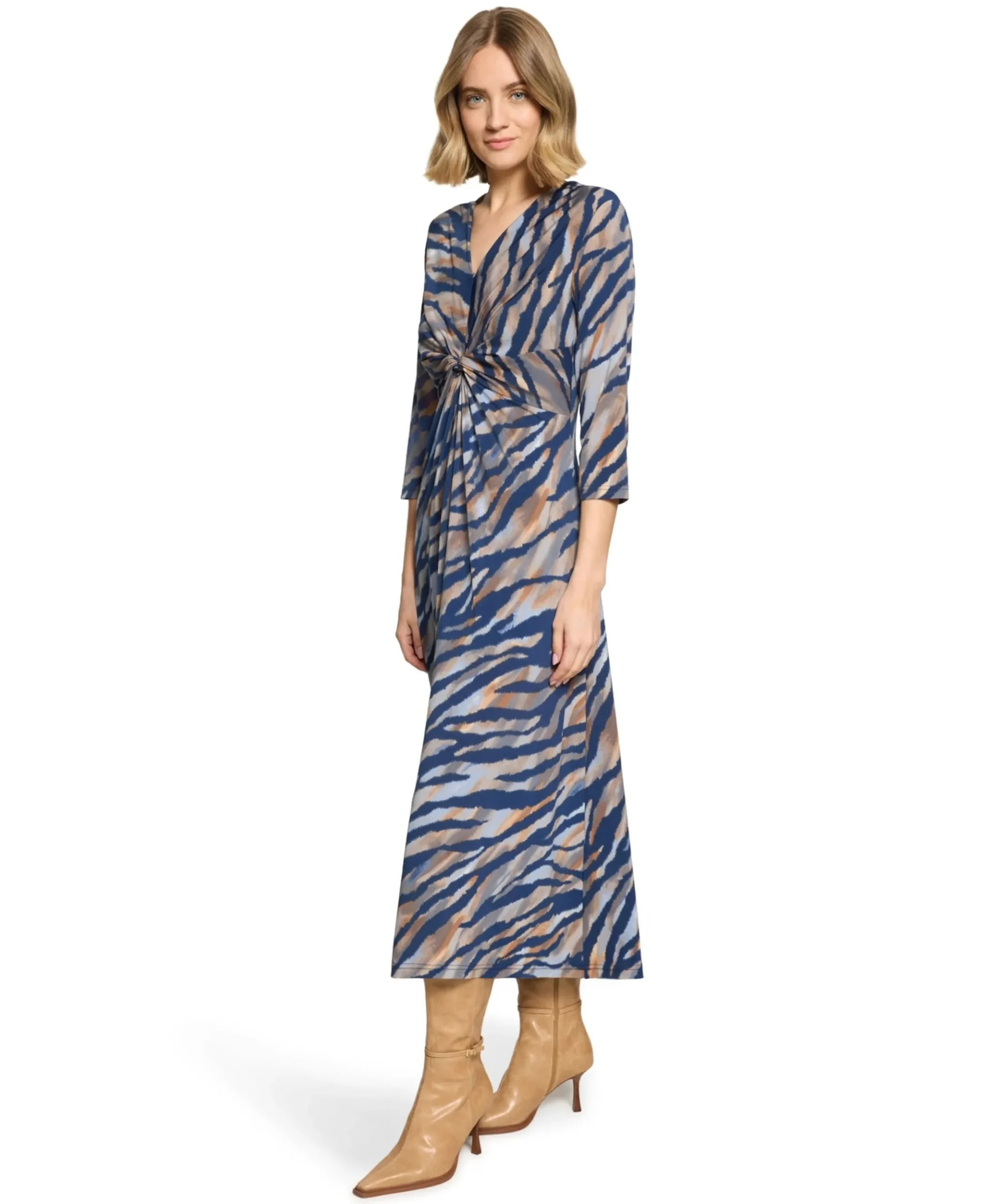 Dames jurk blauw
