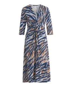 Dames jurk blauw