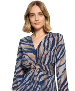 Dames jurk blauw