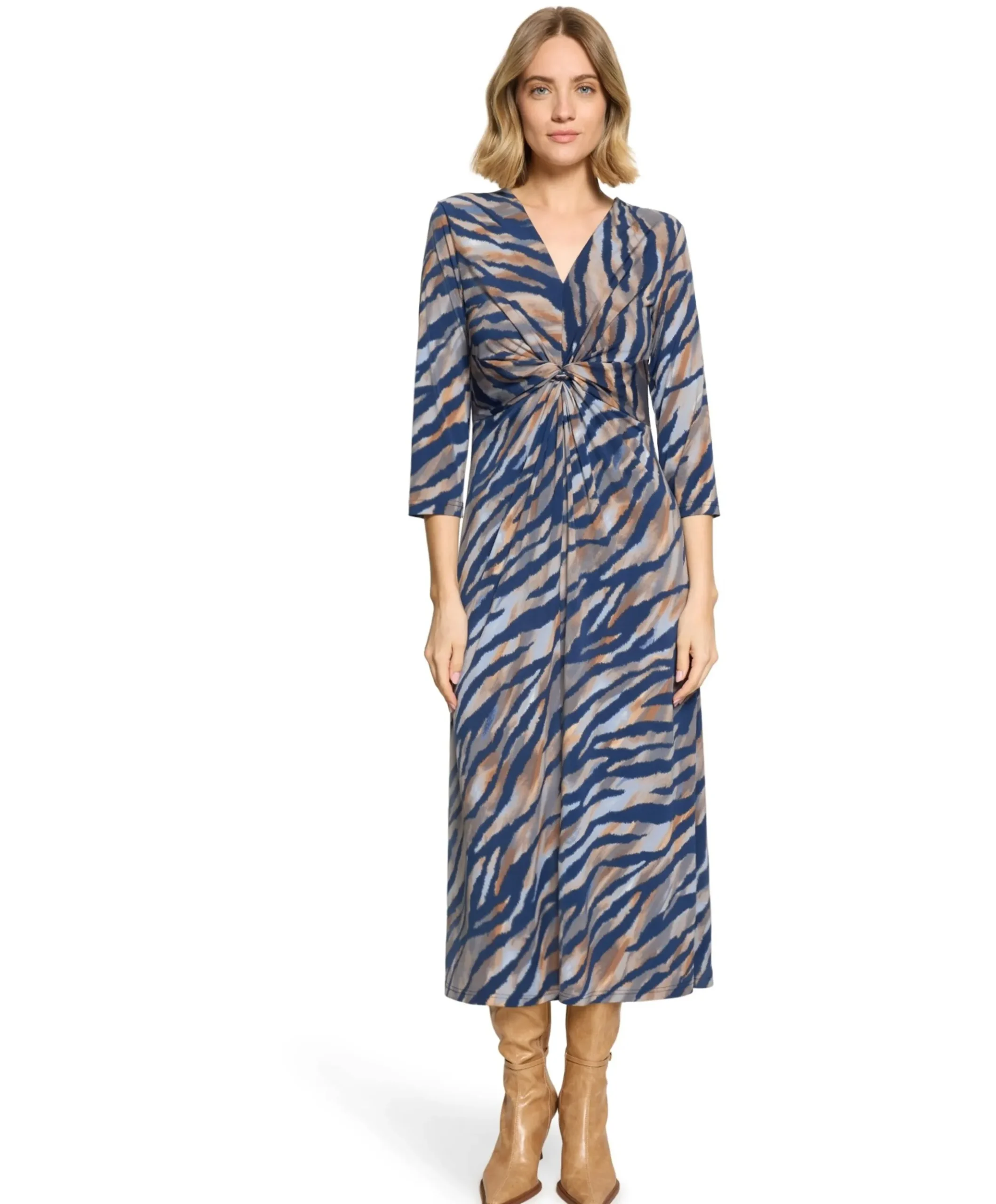 Dames jurk blauw