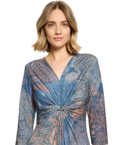 Dames jurk blauw