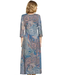 Dames jurk blauw