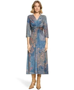 Dames jurk blauw