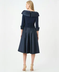 Dames jurk blauw