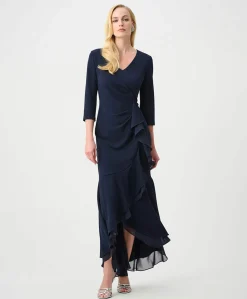 Dames jurk blauw