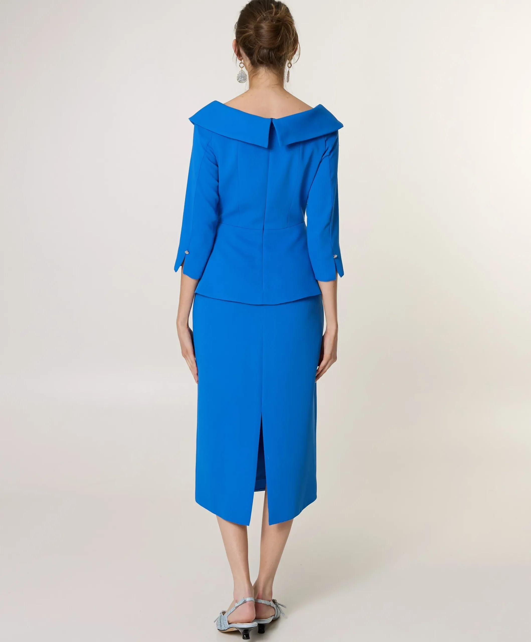 Dames jurk blauw