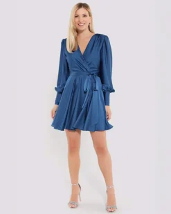 Dames jurk blauw