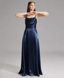 Dames jurk blauw