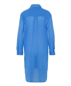 Dames jurk blauw