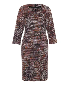 Dames jurk bordeaux