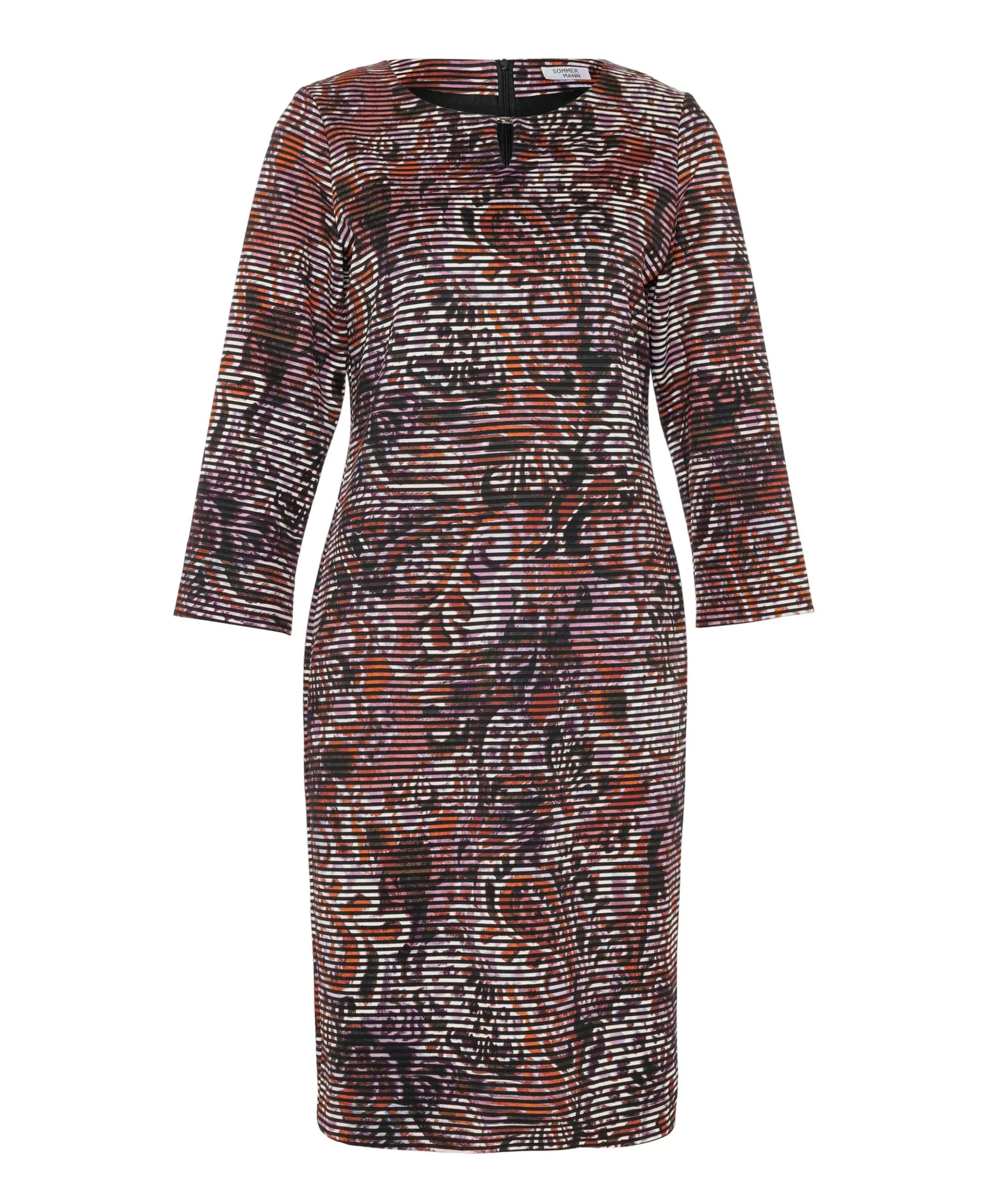 Dames jurk bordeaux