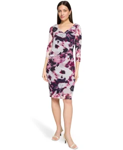 Dames jurk bordeaux