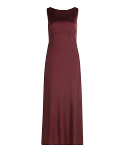 Dames jurk bordeaux