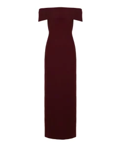 Dames jurk bordeaux