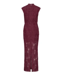 Dames jurk bordeaux