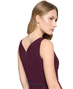 Dames jurk bordeaux