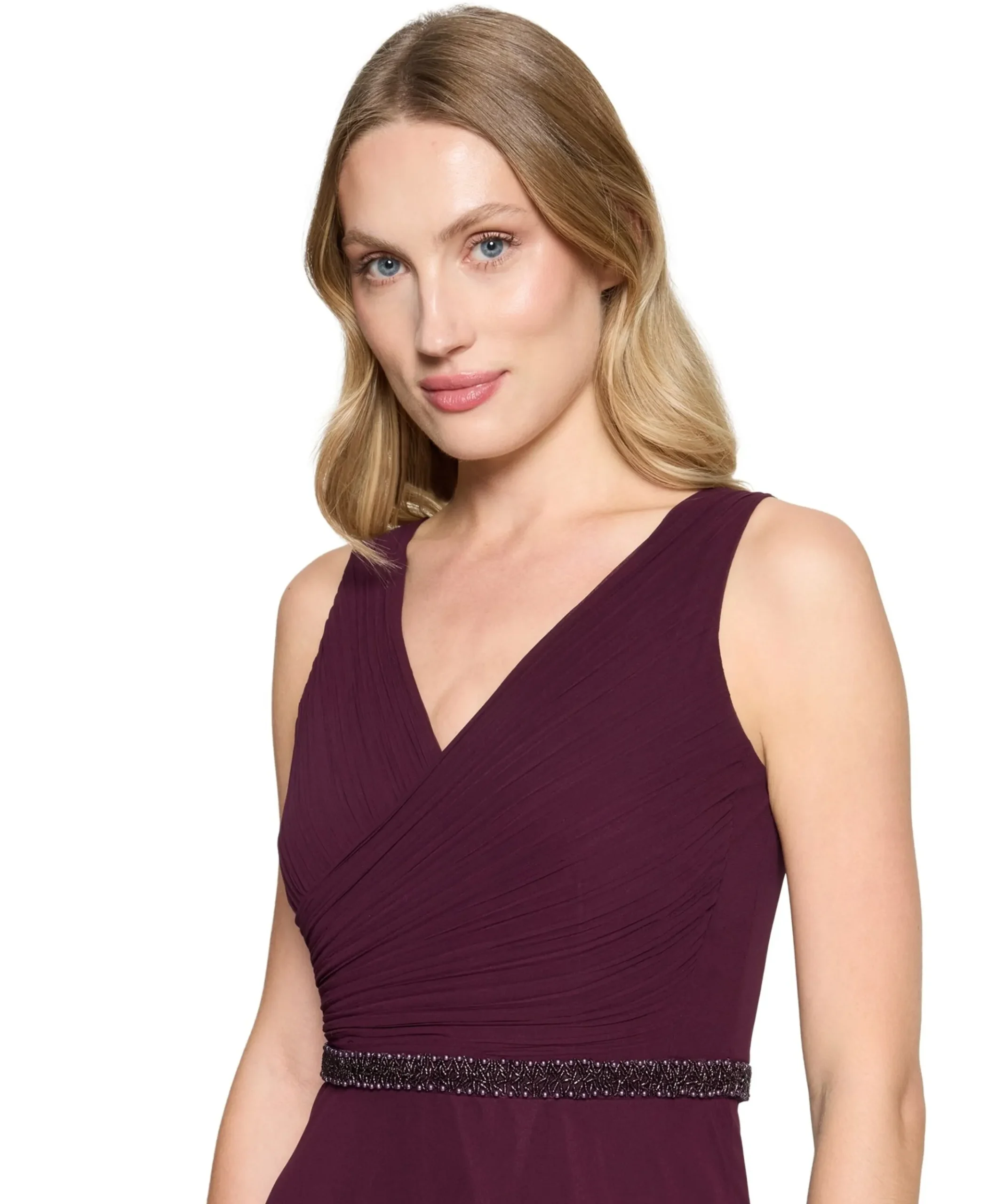 Dames jurk bordeaux