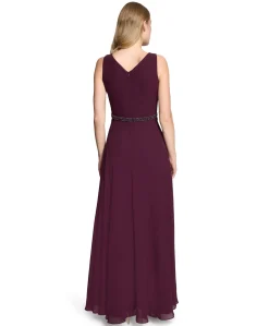 Dames jurk bordeaux