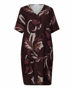 Dames jurk bordeaux