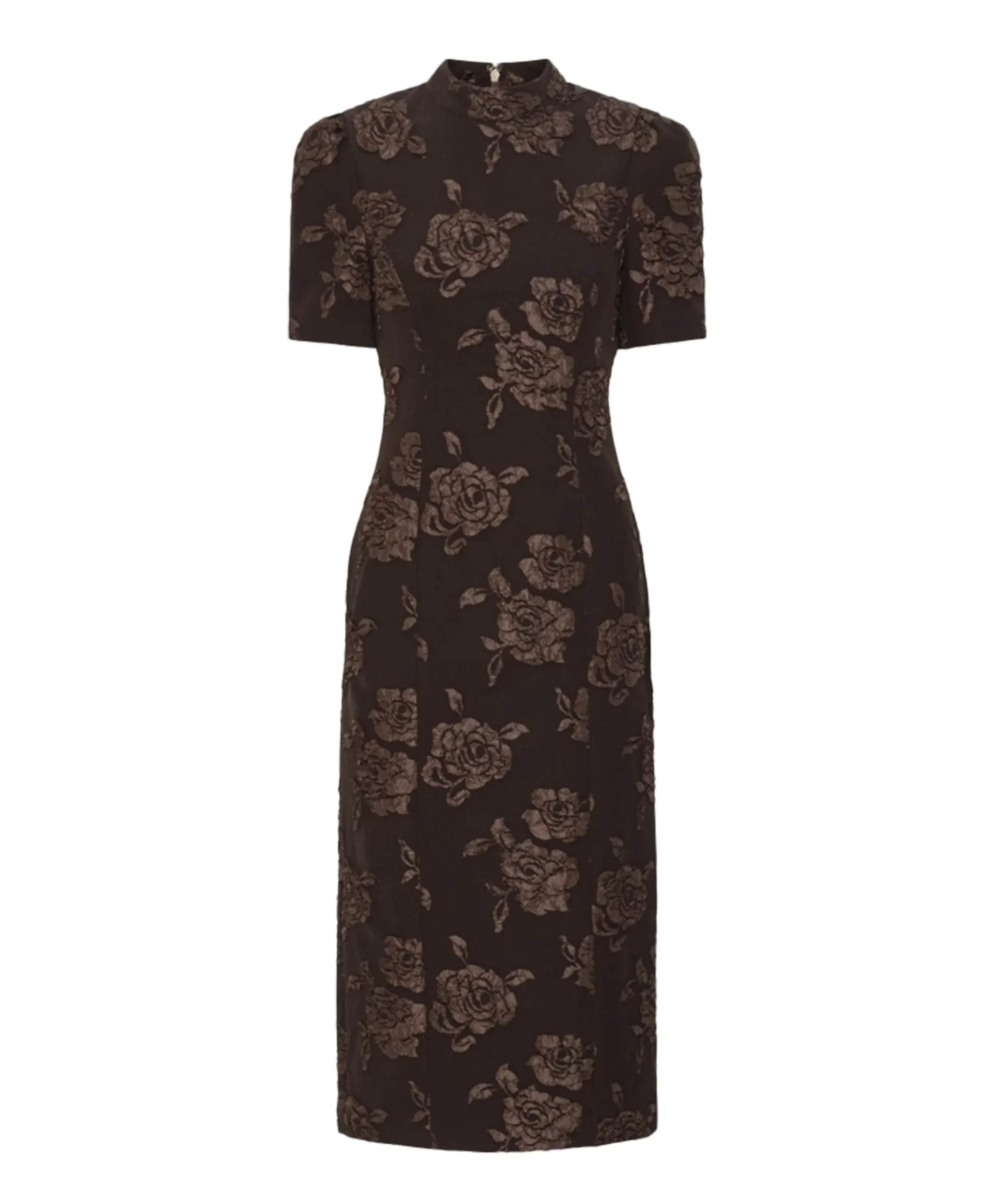 Dames jurk bruin