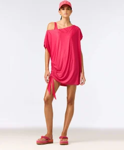 Dames jurk roze