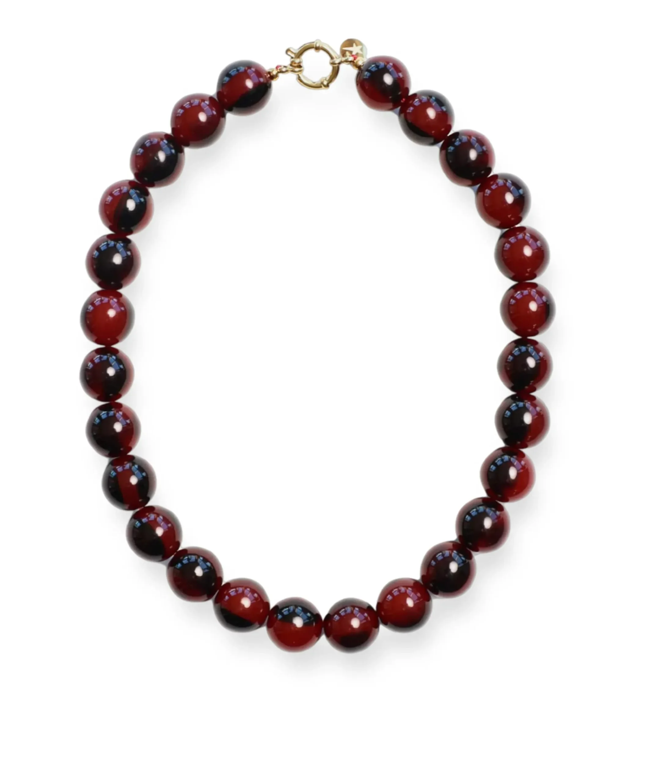 Dames ketting bordeaux