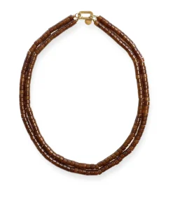 Dames ketting bruin