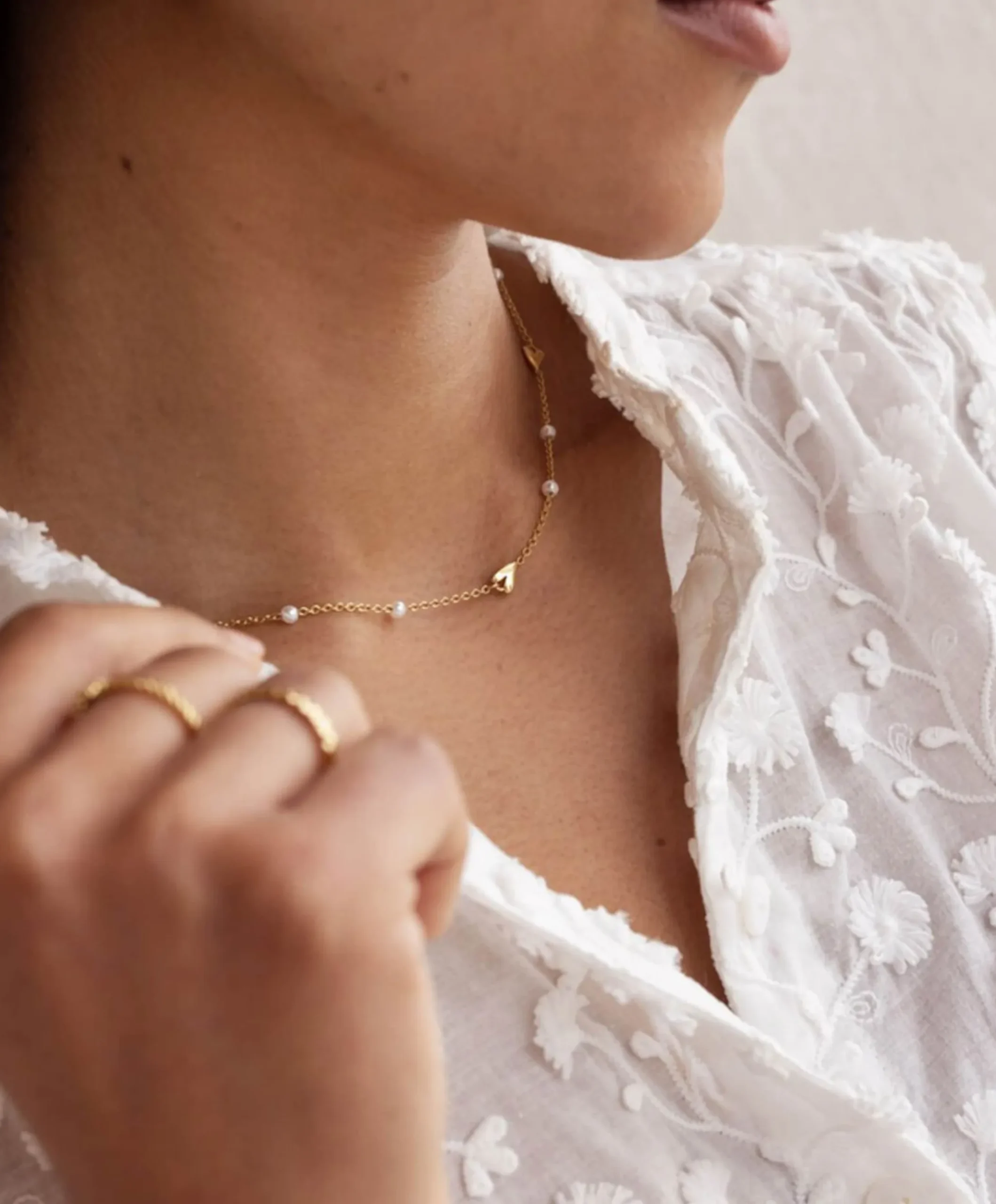 Dames ketting goud