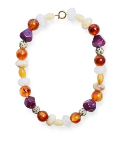 Dames ketting multicolor