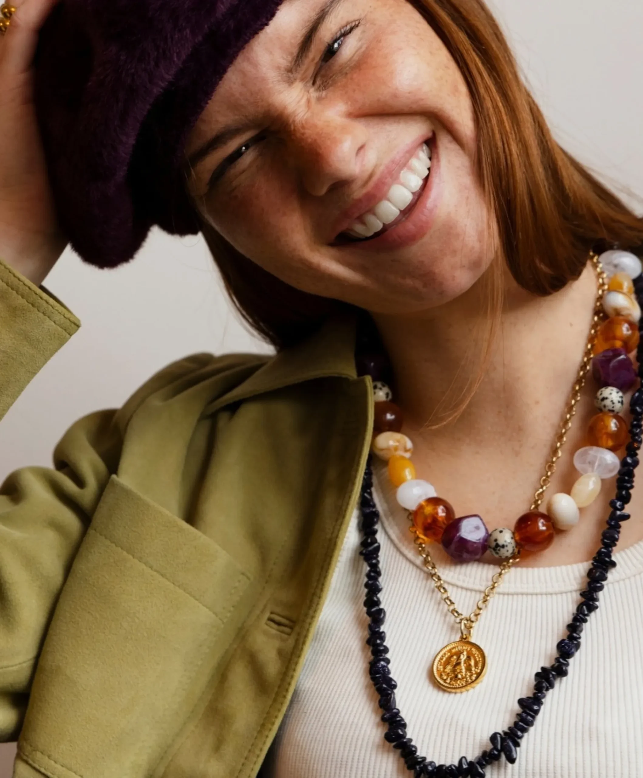 Dames ketting multicolor