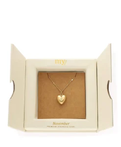 Dames ketting november goud
