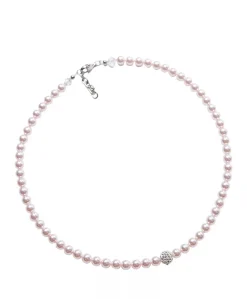 Dames ketting roze