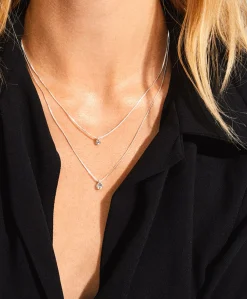 Dames ketting zilver