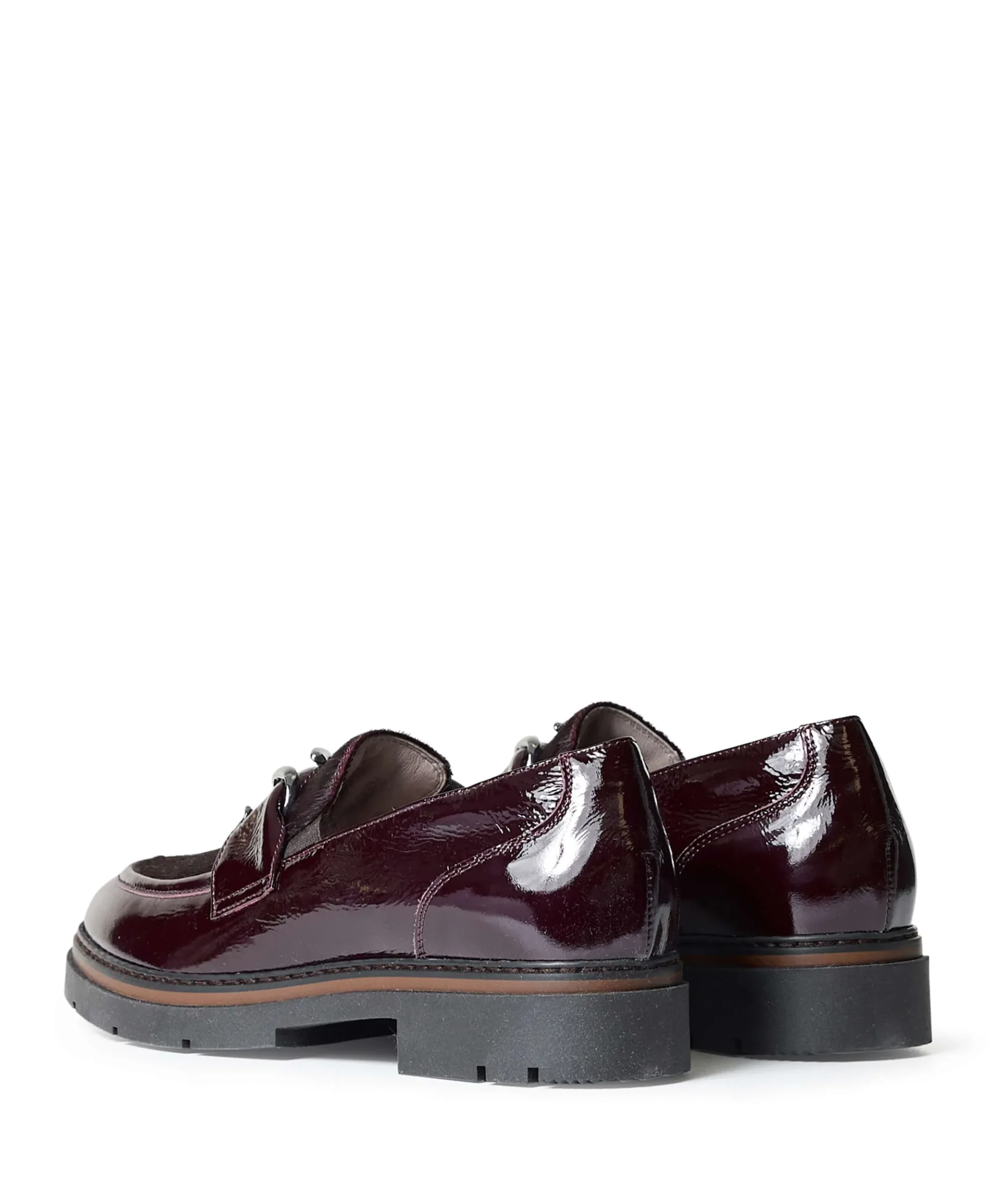 dames loafers bordeaux