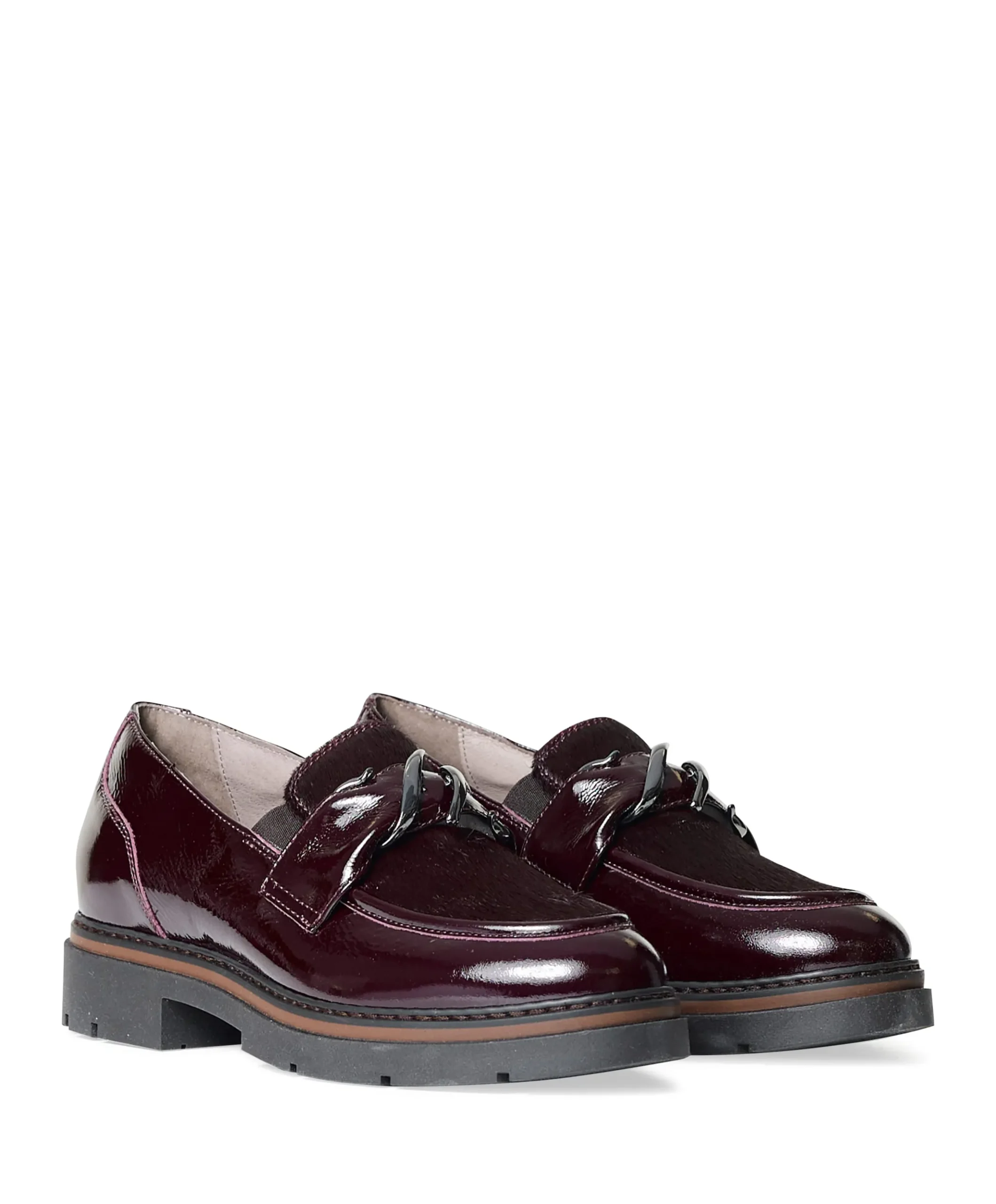 dames loafers bordeaux