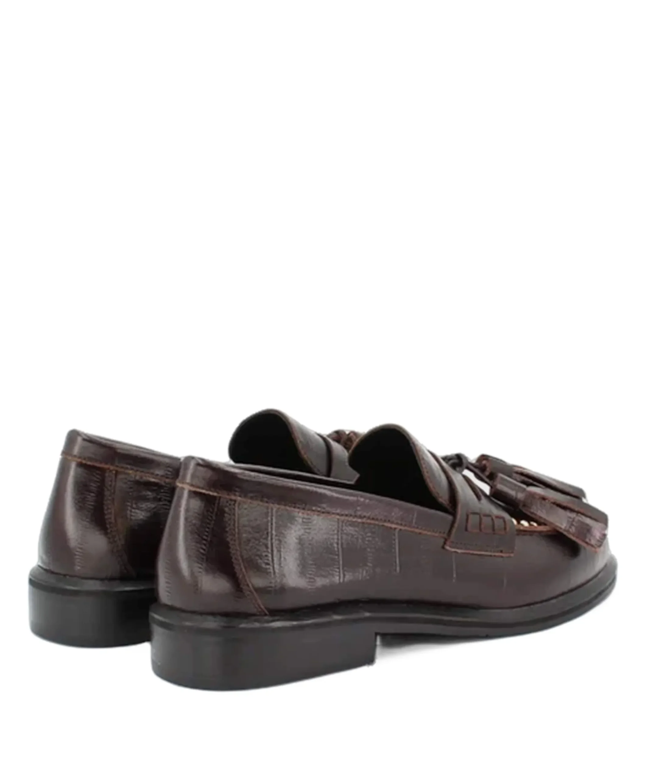 dames loafers bruin