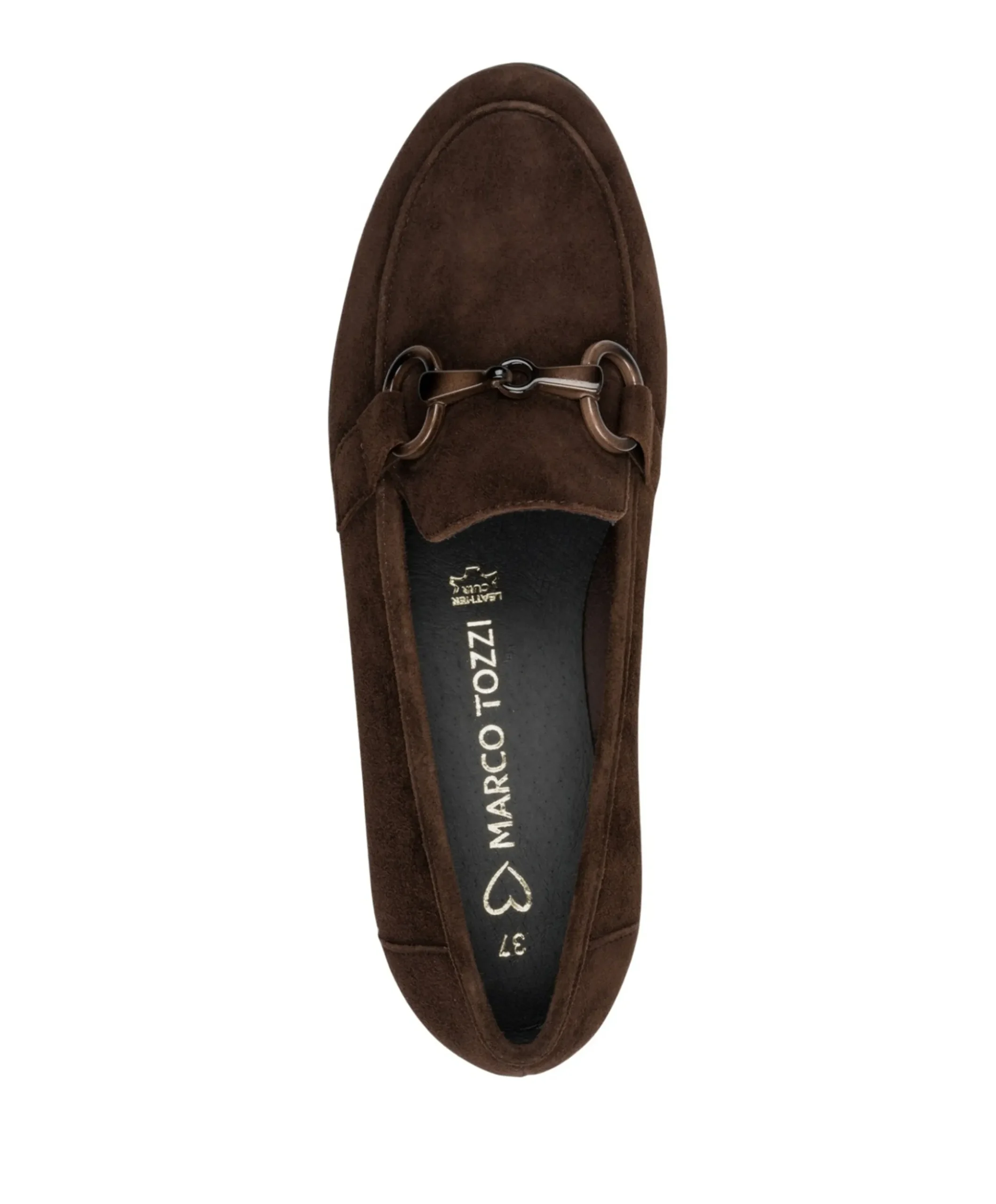 dames loafers bruin