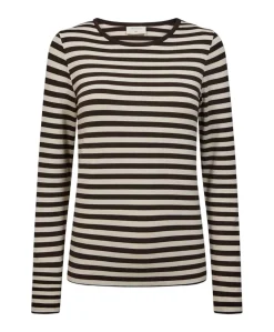 Dames longsleeve beige