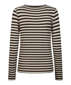 Dames longsleeve beige