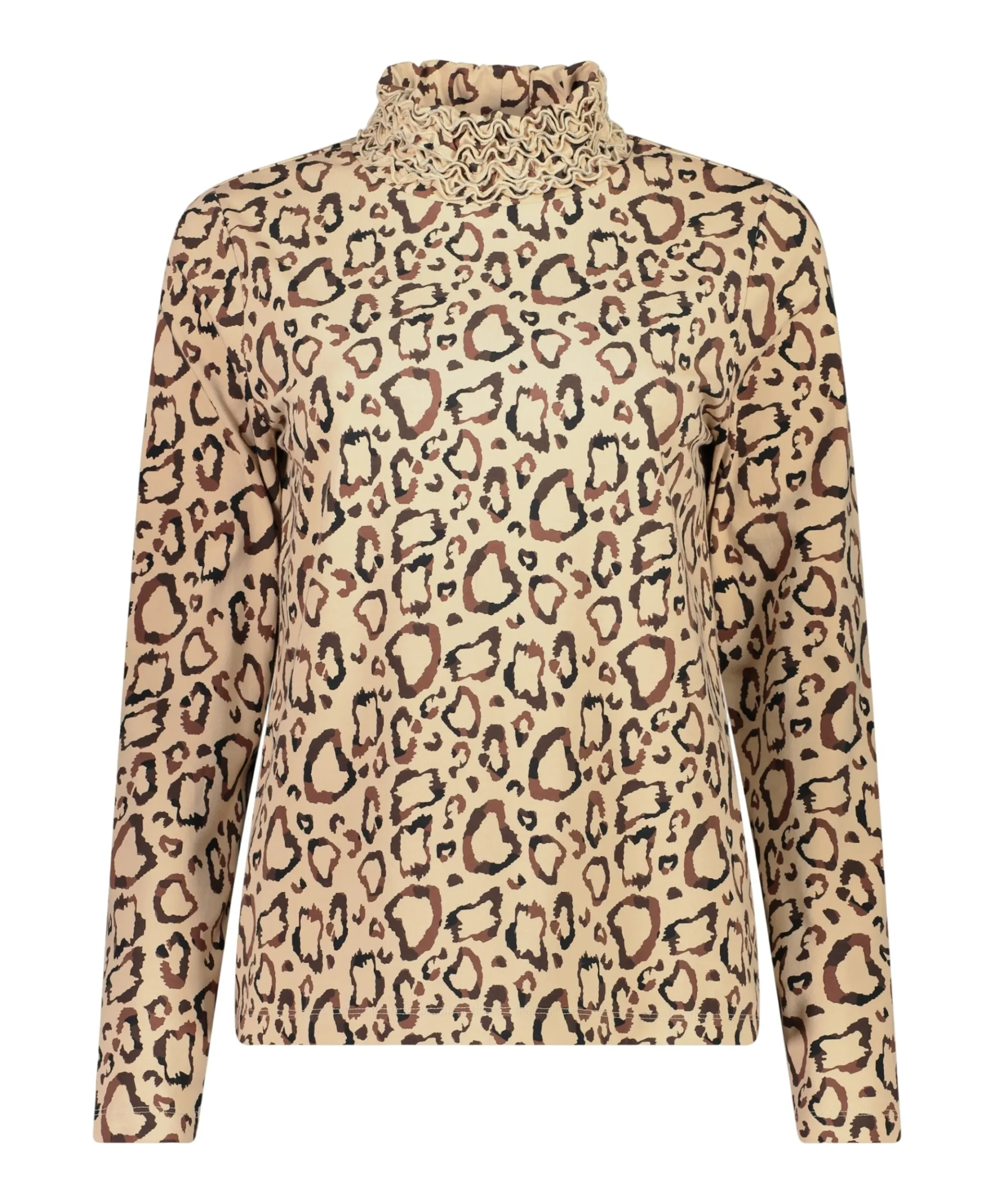 Dames longsleeve beige
