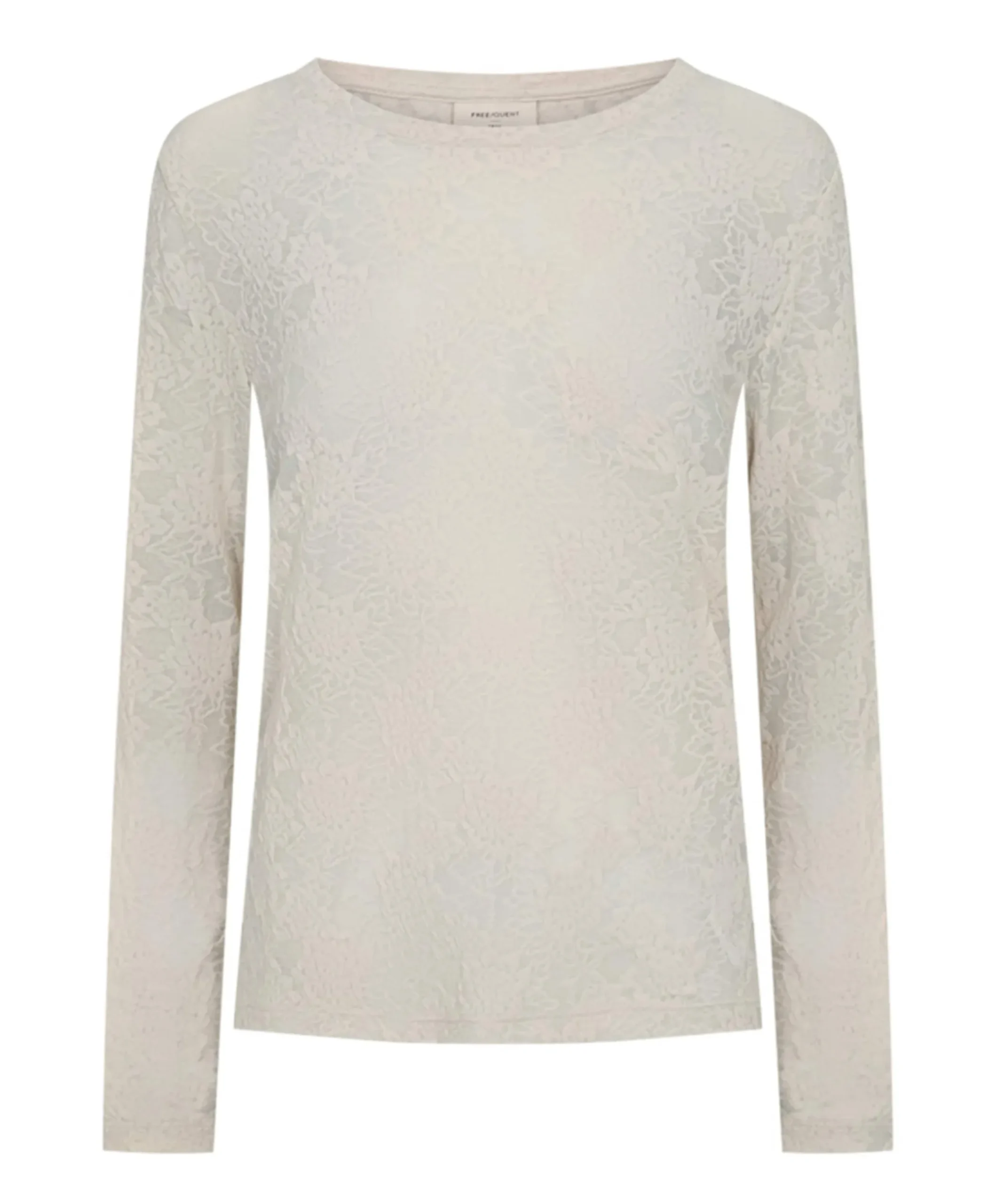 Dames longsleeve beige