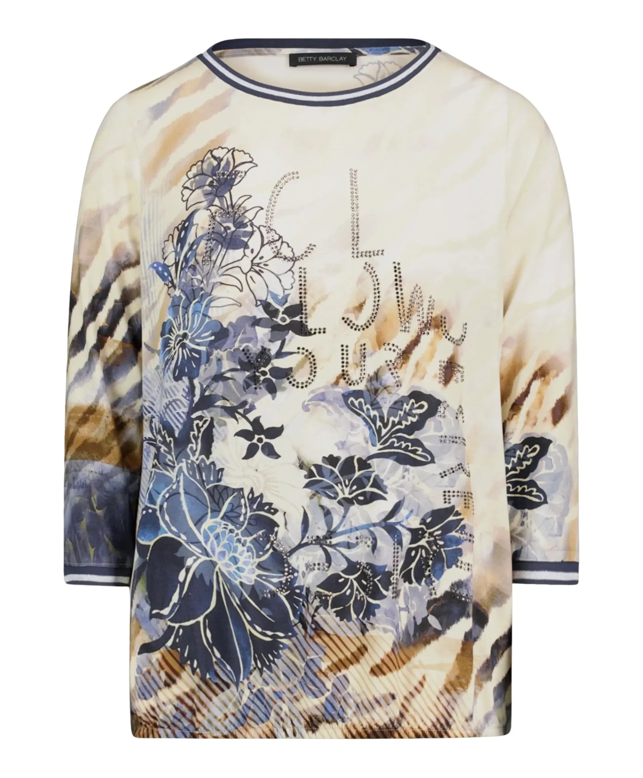 Dames longsleeve beige