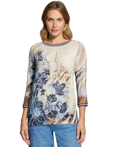 Dames longsleeve beige