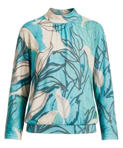 Dames longsleeve blauw