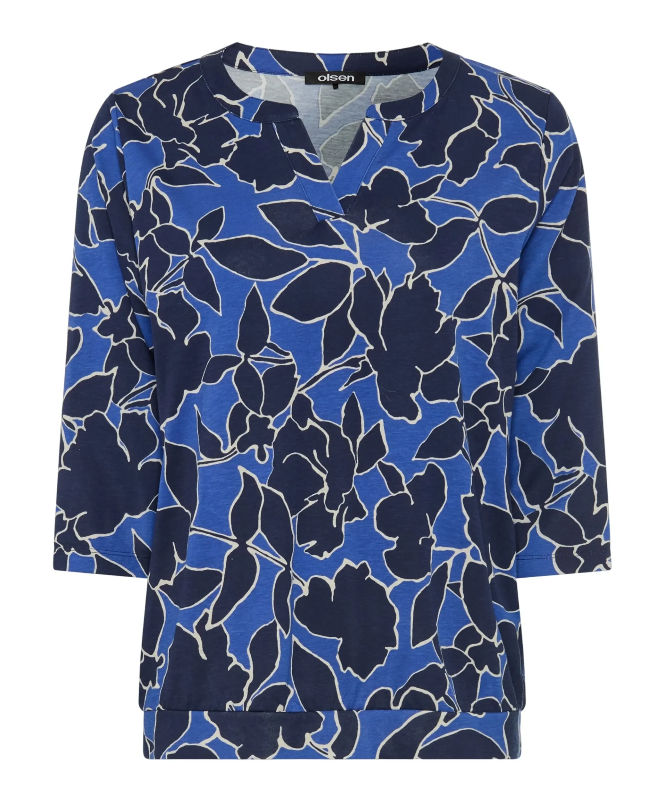 Dames longsleeve blauw