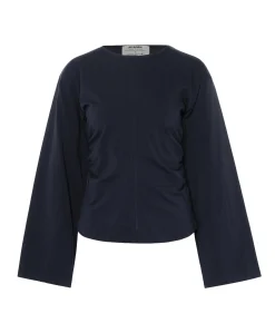 Dames longsleeve blauw