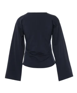 Dames longsleeve blauw