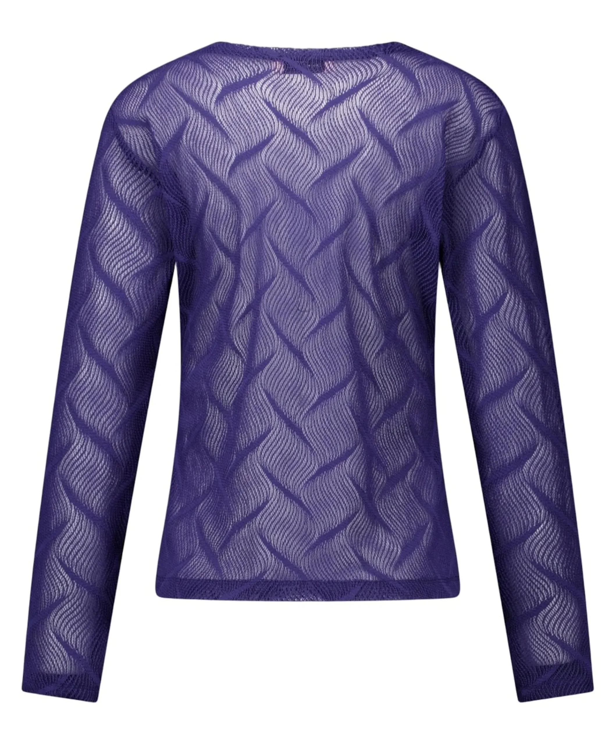 Dames longsleeve blauw